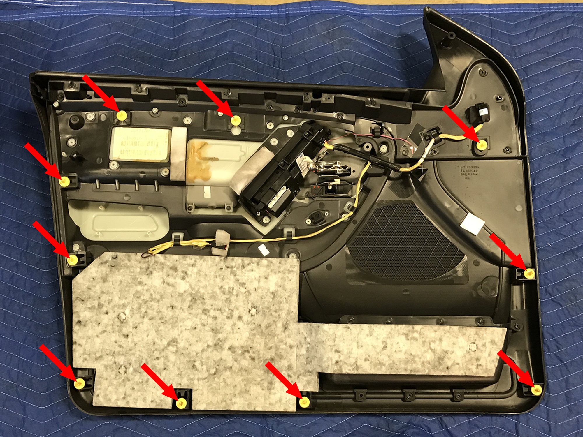 Step 4 - Door panel clips