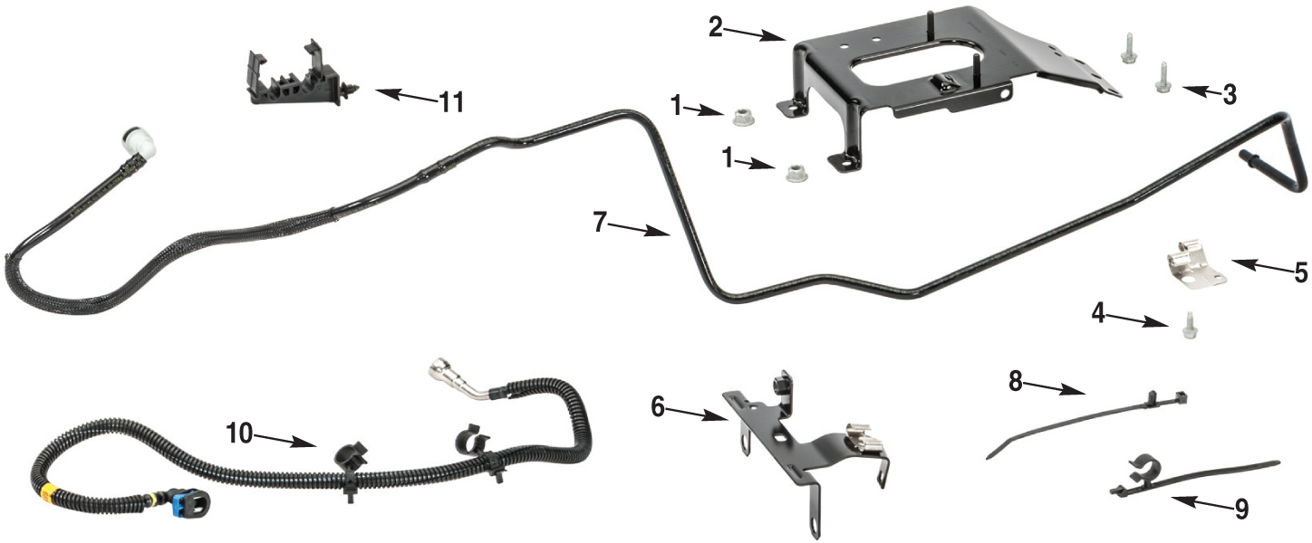 '12-'14 Jeep Wrangler JK Fuel Line Parts