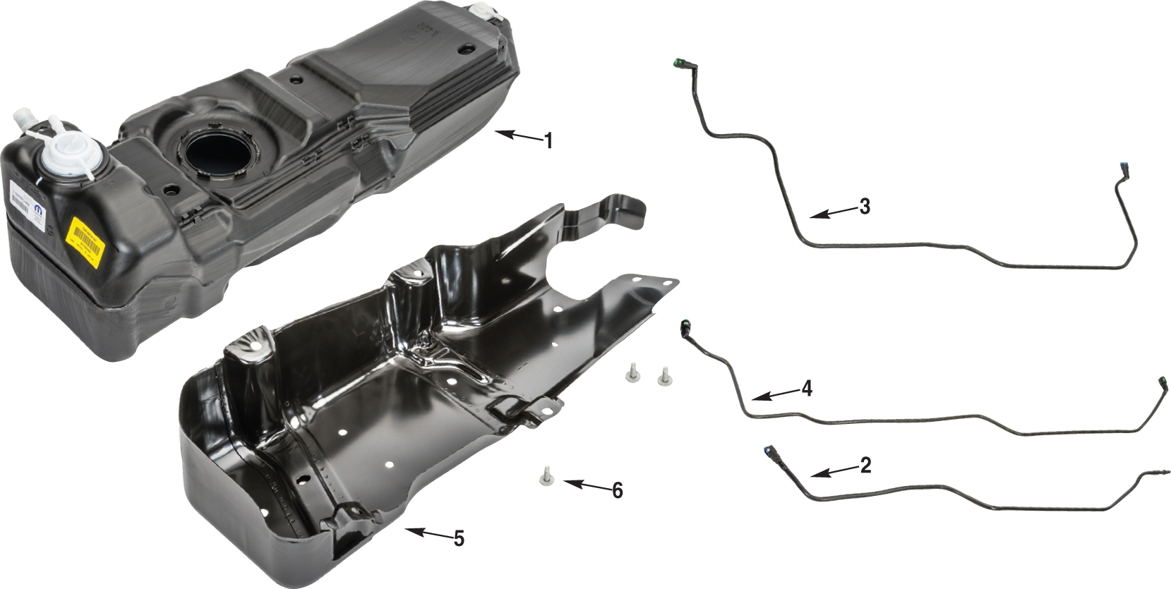 Jeep Wrangler JK Fuel Tank Parts