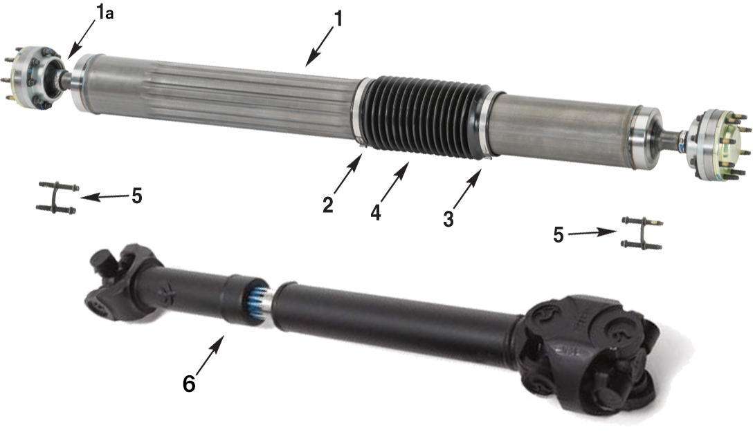 Jeep Wrangler JK Front Drive Shaft Parts