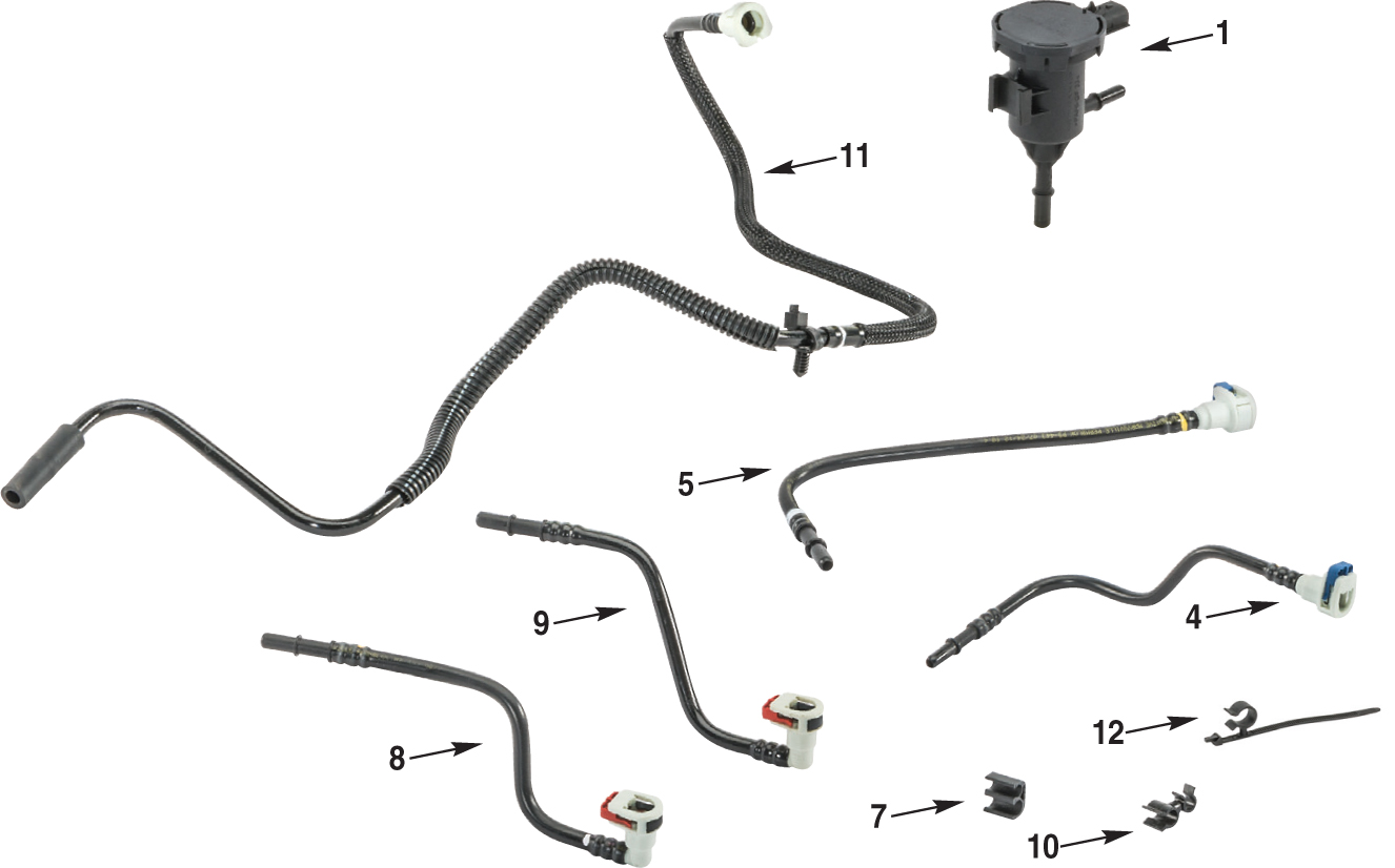 Jeep Wrangler JK Vacuum Harness Parts