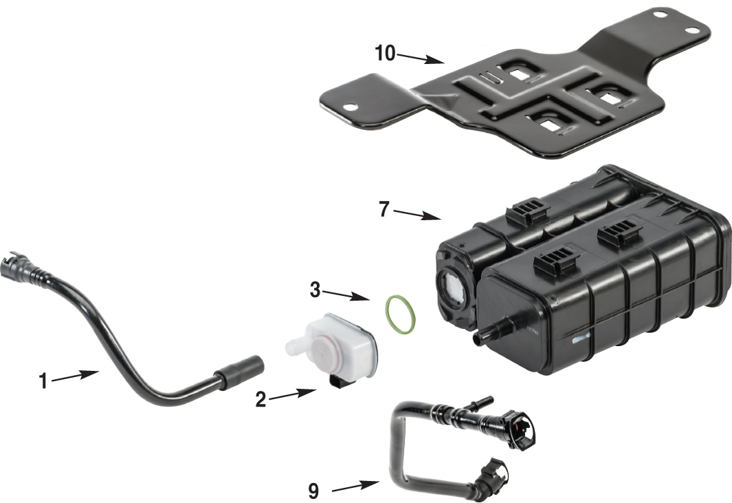 Jeep Wrangler JK Vapor Canister Parts